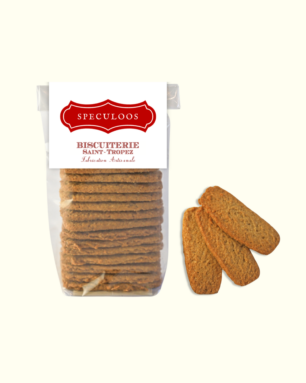 Spéculoos artisanaux Saint-Tropez aux épices, biscuits croustillants faits main Provence
