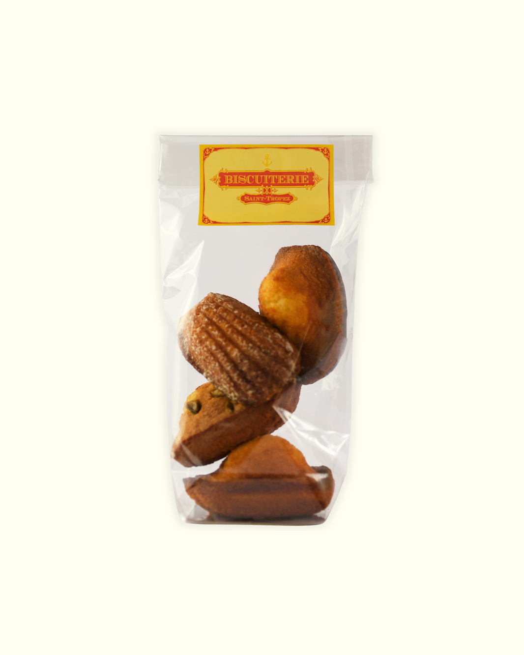 Assortiment de madeleines artisanales Saint-Tropez faites main, petits gâteaux traditionnels de Provence