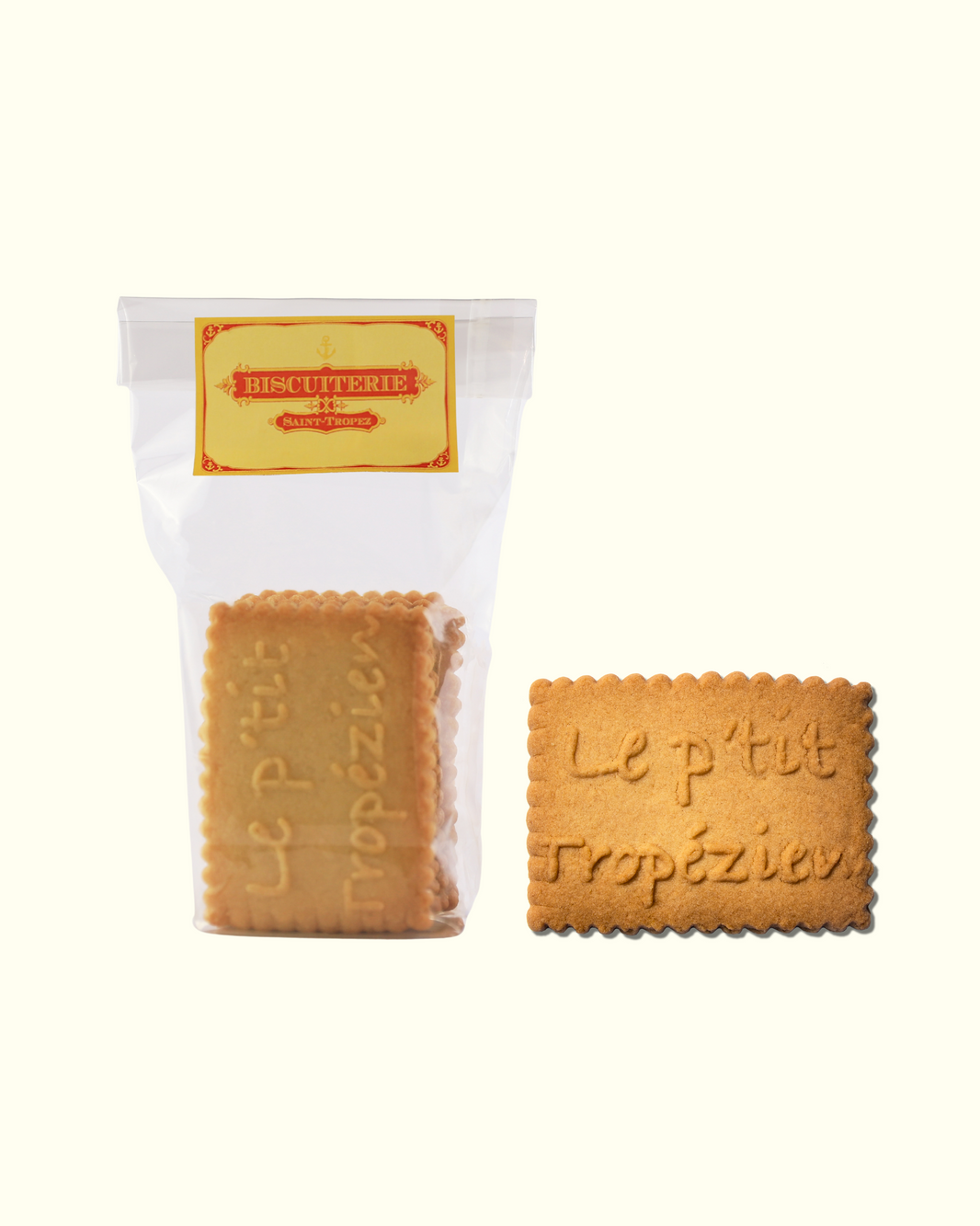 Biscuits à la vanille faits main selon a tradition française, spécialité biscuiterie Saint-Tropez