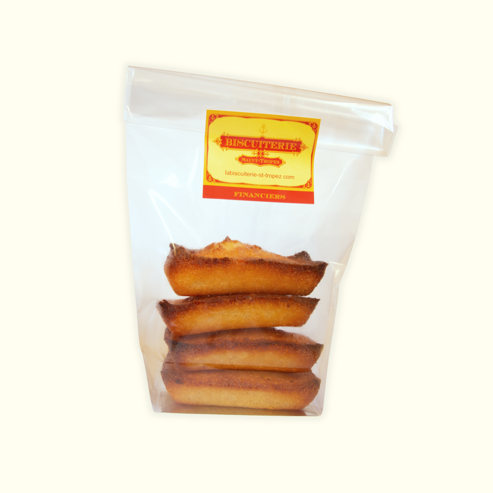 Financiers aux amandes et beurre artisanaux Saint-Tropez, petits gâteaux provençaux faits main
