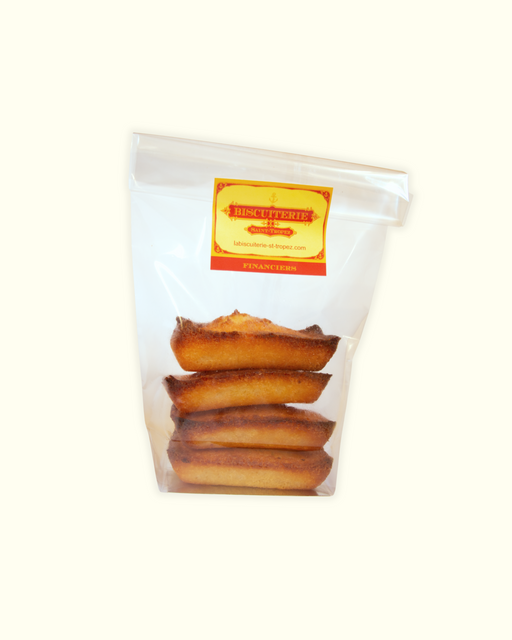 Financiers aux amandes et beurre artisanaux Saint-Tropez, petits gâteaux provençaux faits main