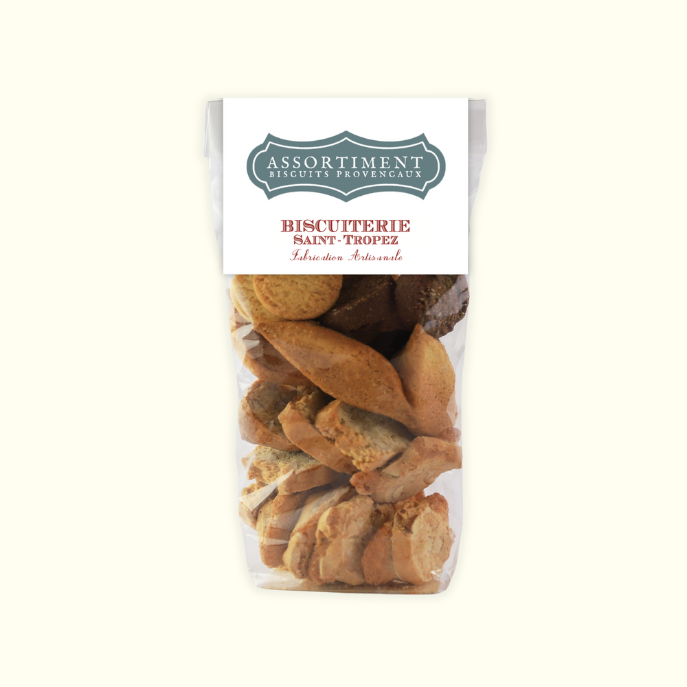 Assortiment de biscuits provençaux, spécialité biscuiterie Saint-Tropez