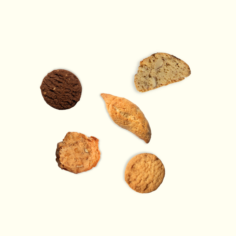 Assortiment de biscuits provencaux, spécialité biscuiterie artisanale saint-tropez