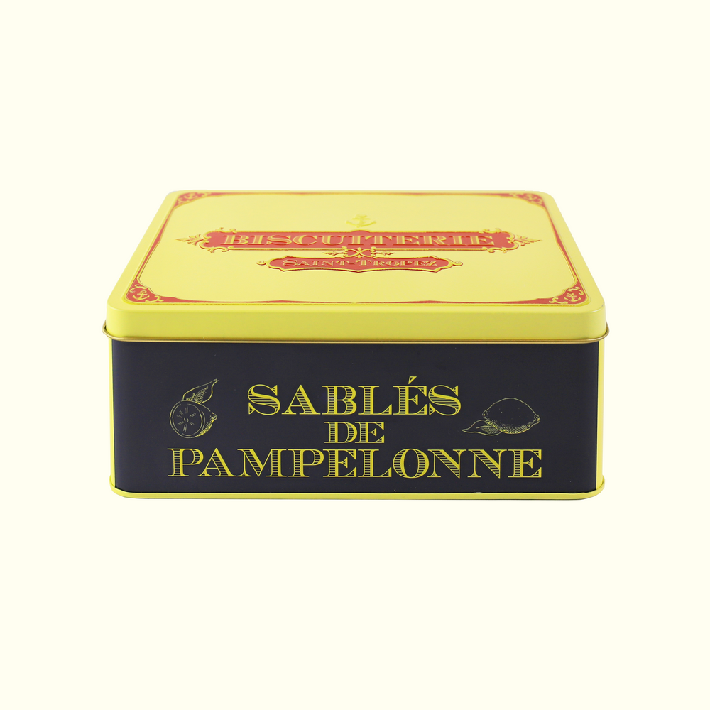 boite en metal biscuiterie saint-tropez