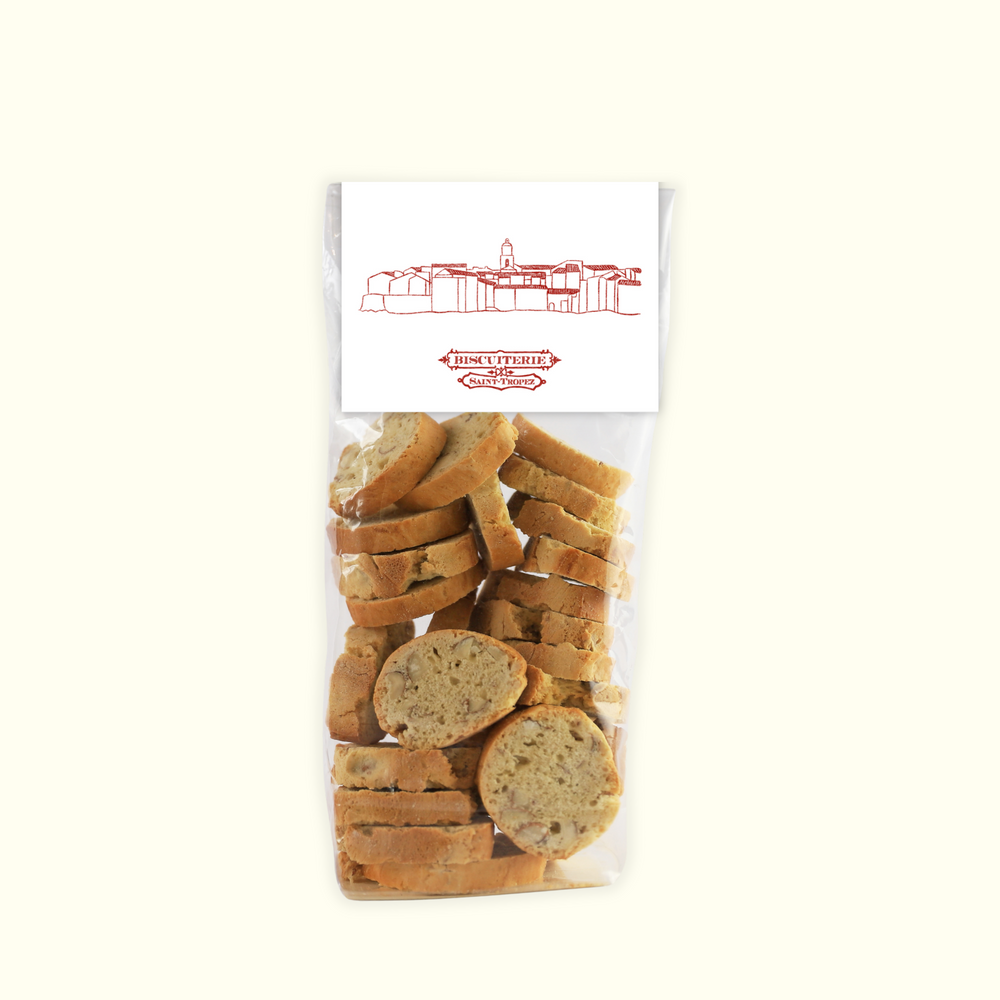 Biscuits aux amandes de Provence faits main, spécialité biscuiterie Saint-Tropez