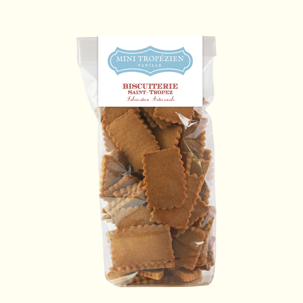 Biscuits à la Vanille de Provence faits main, spécialité biscuiterie Saint-Tropez.