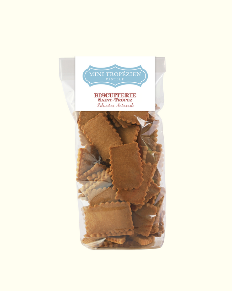 Biscuits à la Vanille de Provence faits main, spécialité biscuiterie Saint-Tropez.