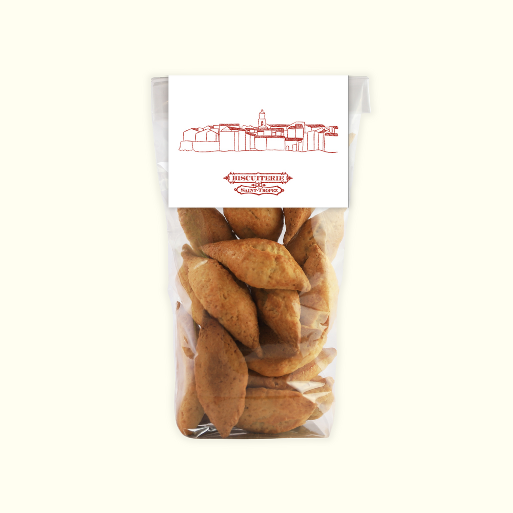 Navettes à la fleur d'oranger forme bateau, spécialité biscuiterie artisanale Provence