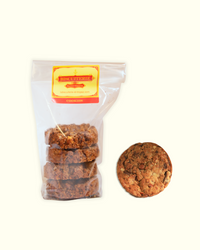 Cookies dorés aux éclats d'amandes et pépites chocolat, biscuiterie Saint-Tropez