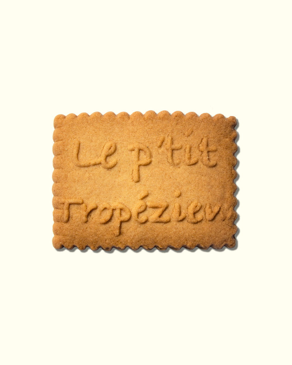 Biscuits traditionnels français Saint-Tropez en boîte pêcheur, spécialité artisanale inspirée des marins