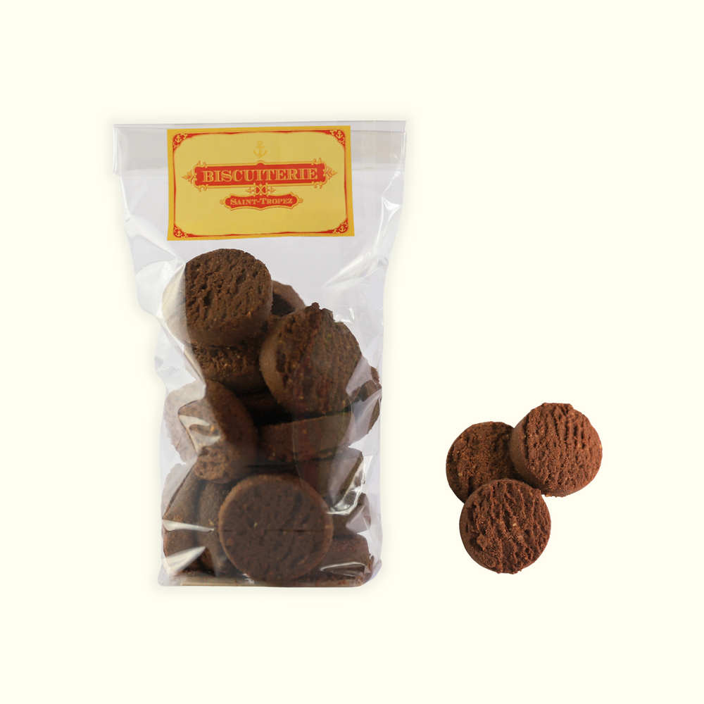 Sablés de Pampelonne artisanaux Saint-Tropez dans boîte cadeau provençale