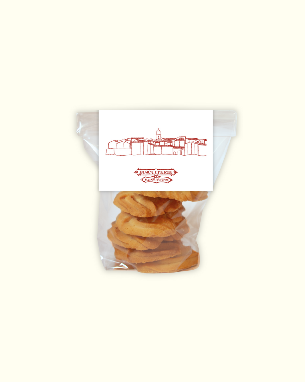 image Biscuits spritz viennois Saint-Tropez, sablés au beurre forme zigzag faits main