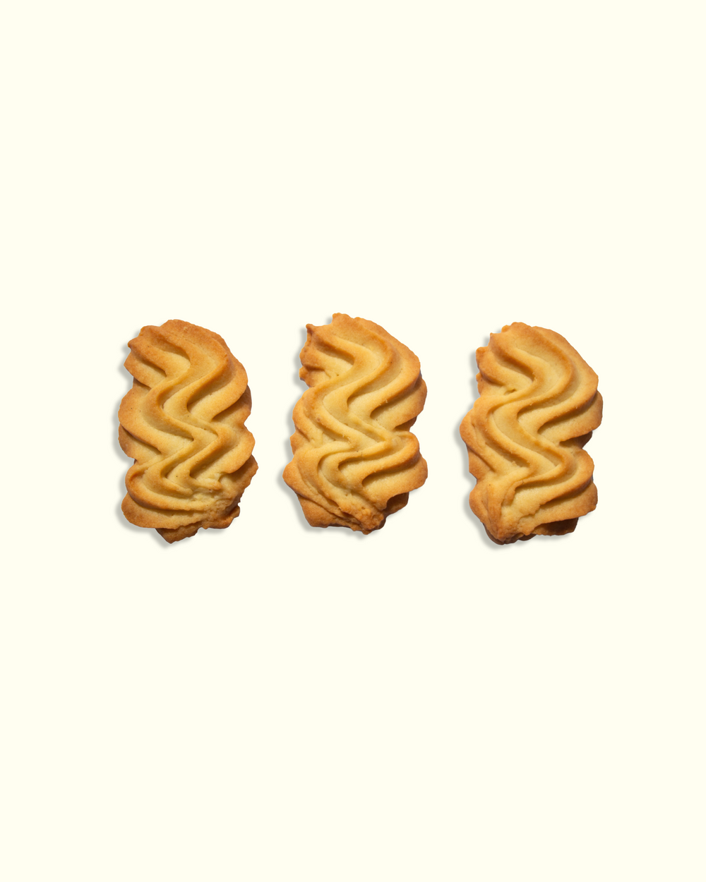 Biscuits spritz viennois Saint-Tropez, sablés au beurre forme zigzag faits main